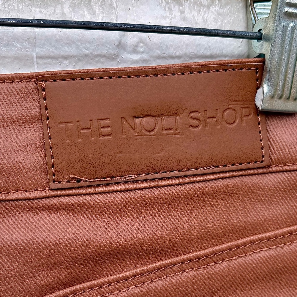 ❌SOLD❌ The Noli Shop ARIA COATED FLARE JEANS in MOCHA, SZ 31 (12) MSRP $178 - Picture 9 of 10